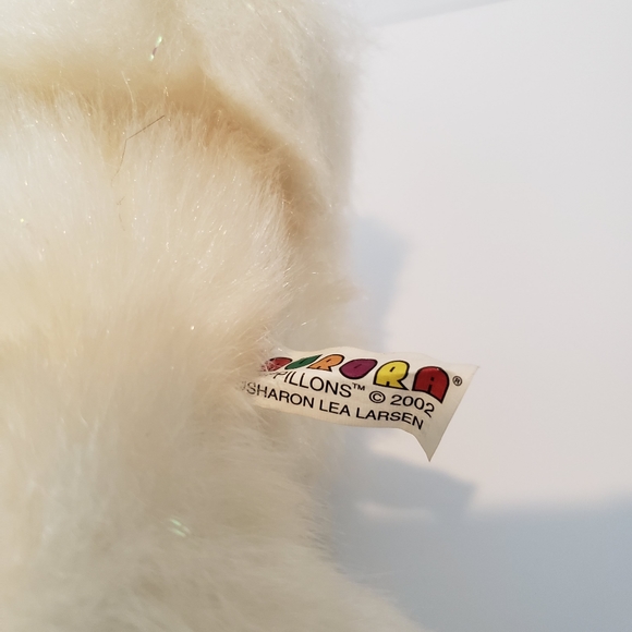 Vintage Aurora Puppillons Puppy Dog Butterfly Wings Stuffed Animal Plush 2002 - Picture 14 of 14